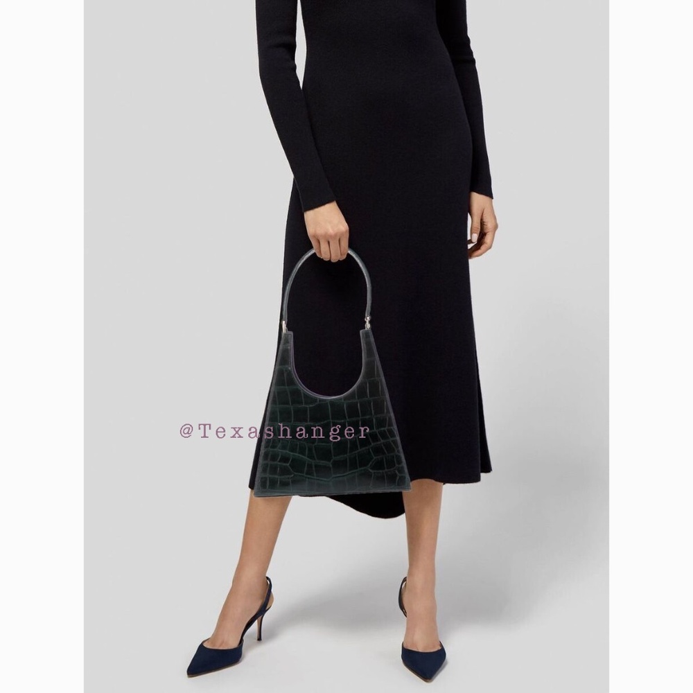 NWT STAUD Rey Shoulder Bag Black - Picture 10 of 15